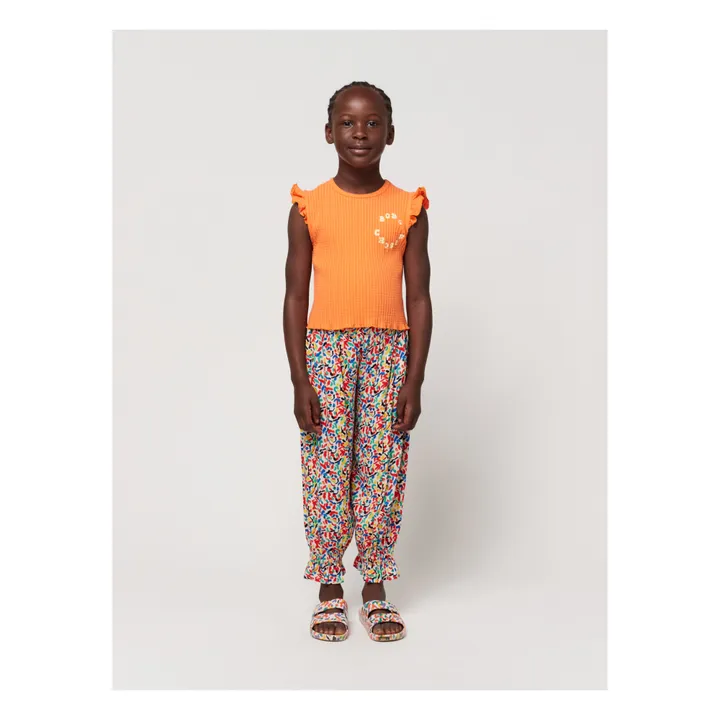 Bobo Choses Débardeur Volants Coton Bio | Orange