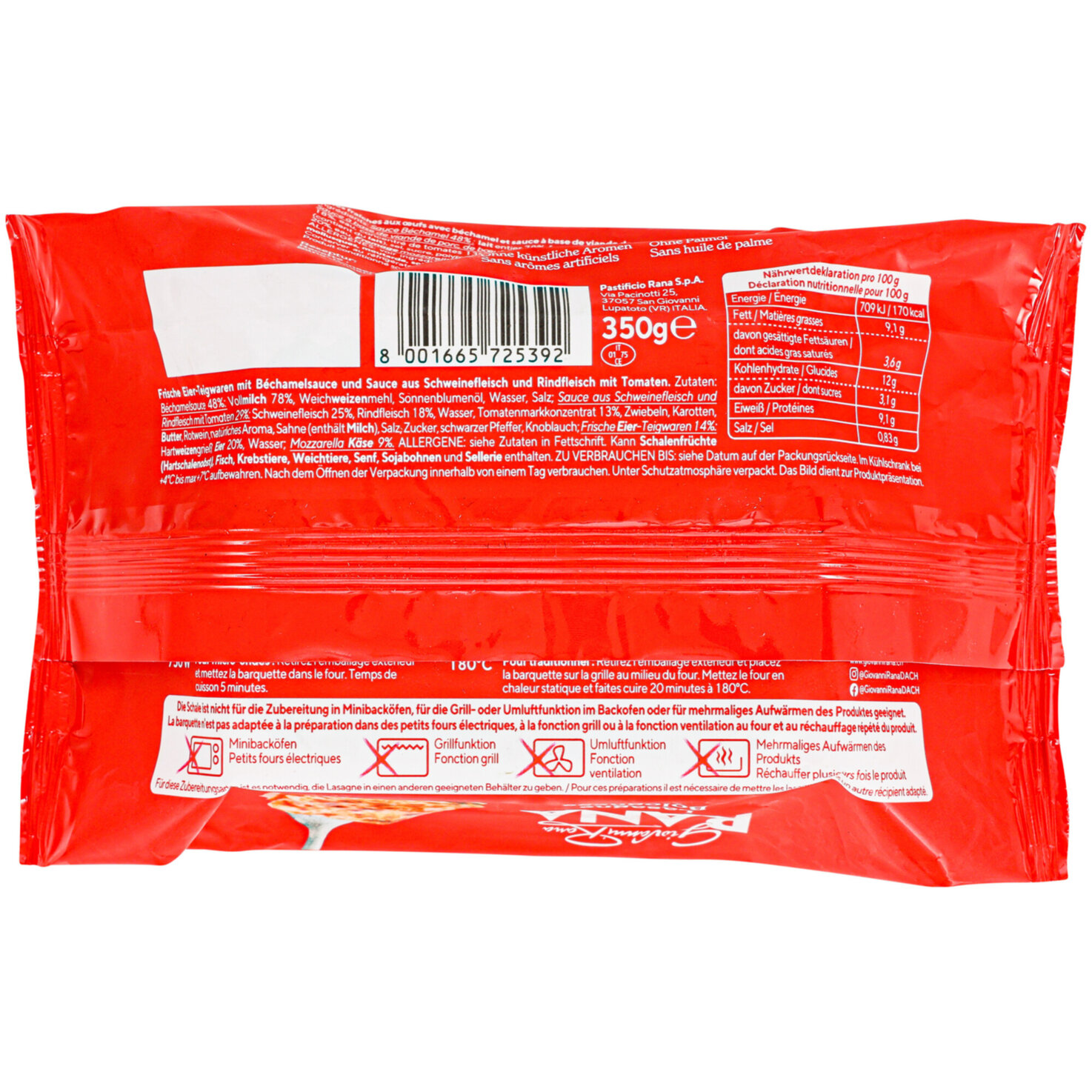 Rana Lasagne alla Bolognese