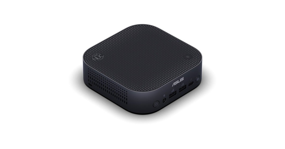 ASUSNUC 14 Pro AI Slim Mini PC RNUC14LNKU7094N2 mini-pc  (Zwart | Core Ultra 7 258V | Arc Graphics 140V | 32 GB | 1 TB SSD)