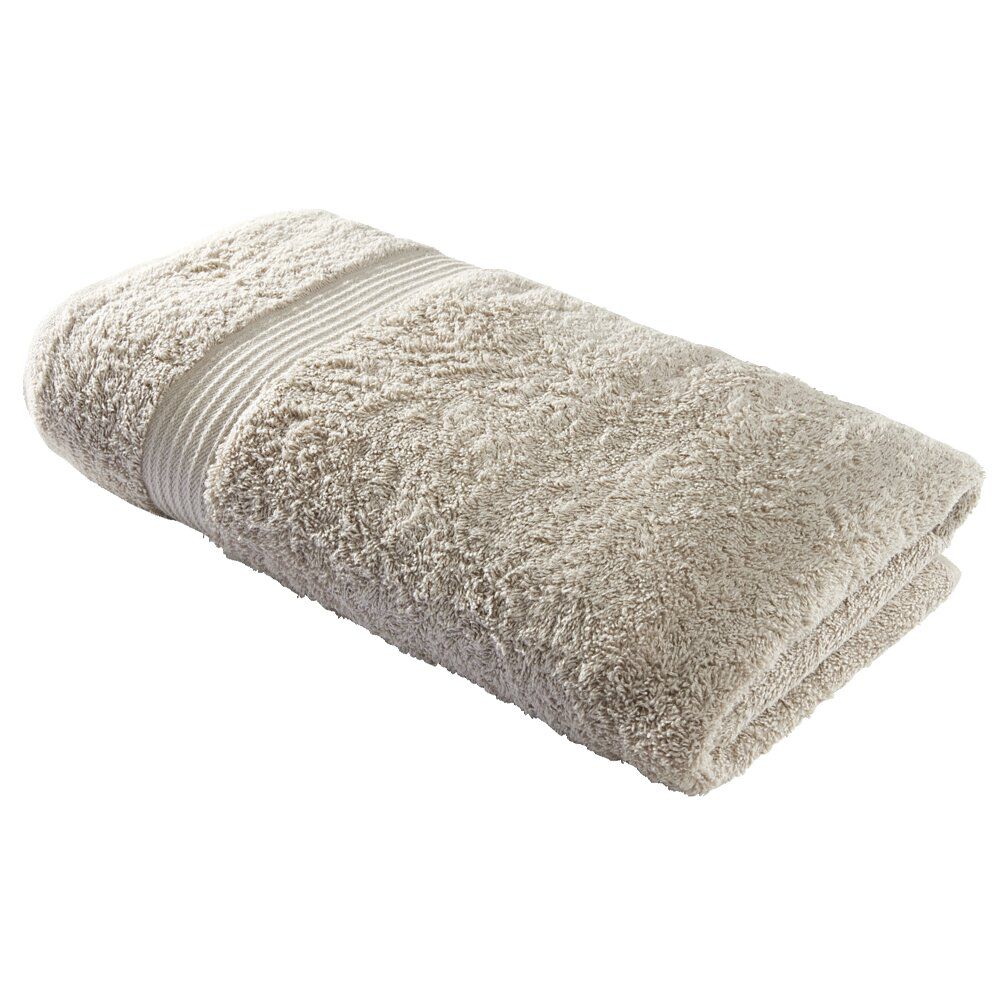 Drap de bain 70x130cm coton beige dune
