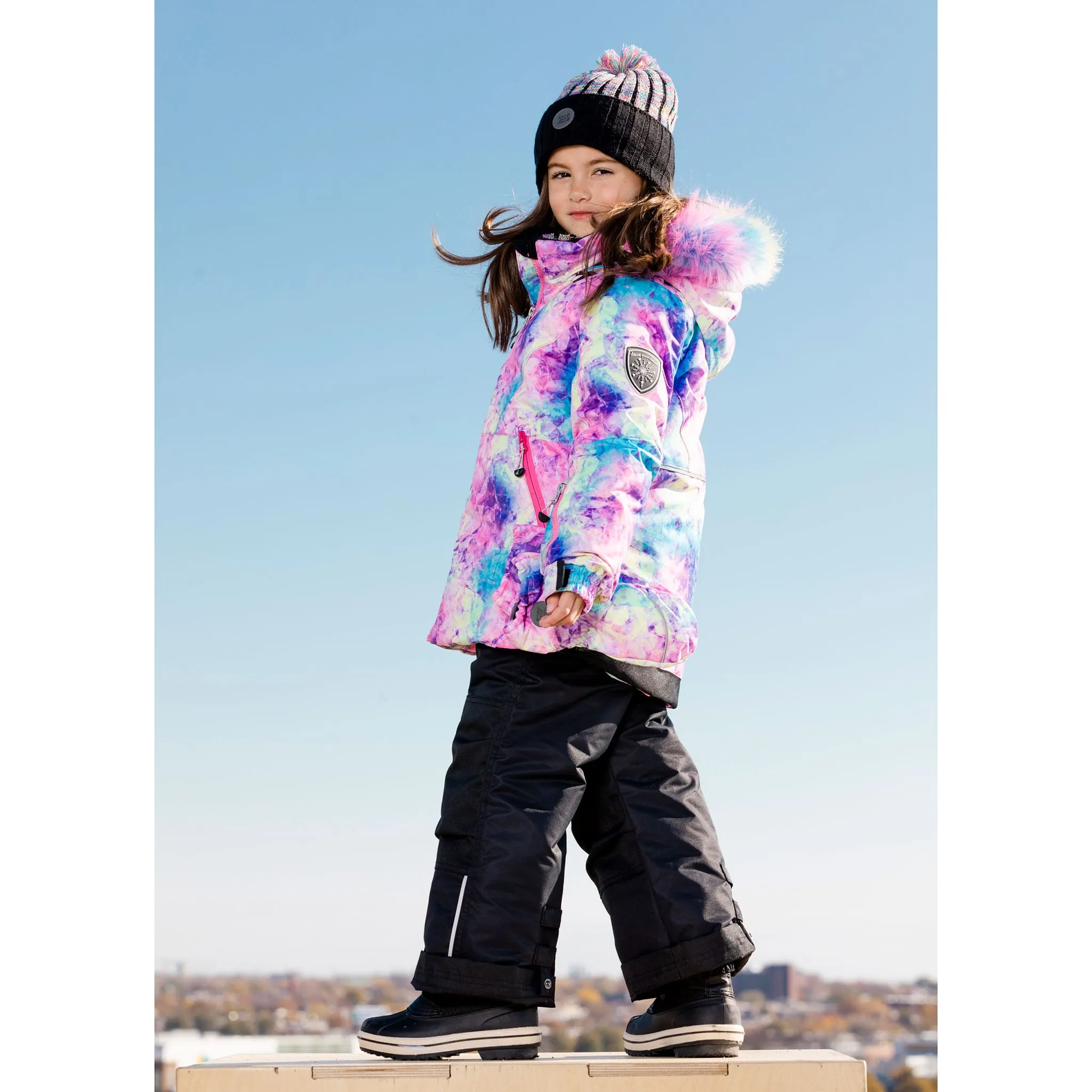 Deux par Deux Habit de Neige 2 Pièces Arc-En-Ciel 2-6ans