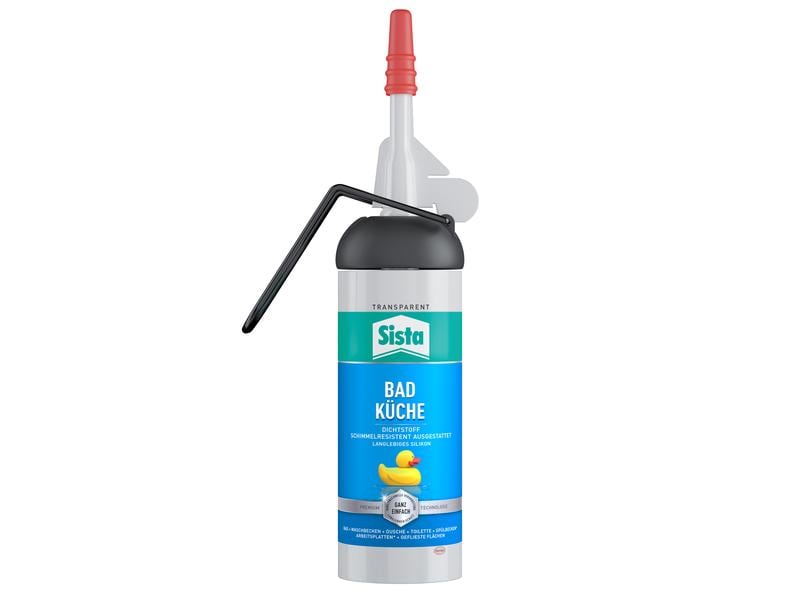 Sista Dichtmasse Bad & Küche 100 ml, Transparent Spachtelmasse