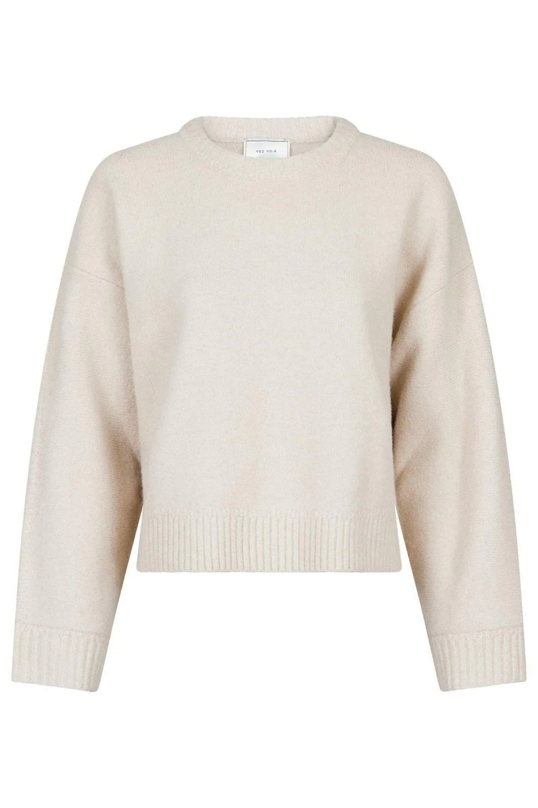 Neo Noir Detri Solid Knit Blouse ivory