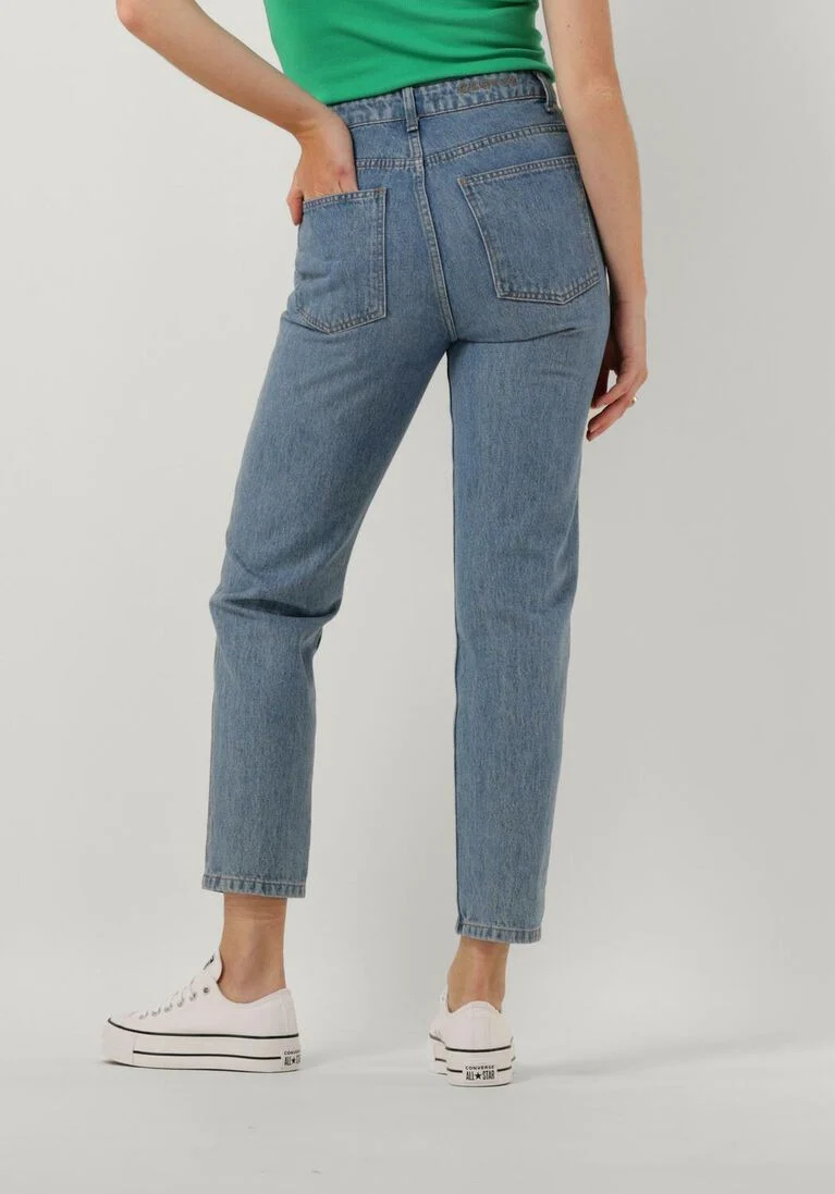 GESTUZ blauwe gestuz mom jeans denagz mom jeans