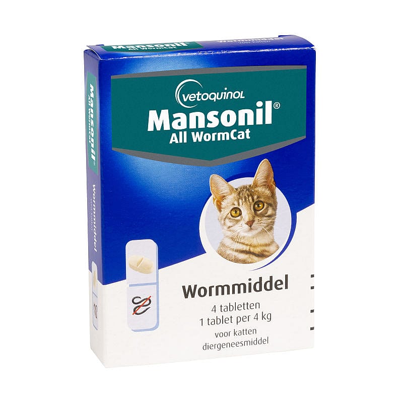 Mansonil All Worm Kat 2 tabletten