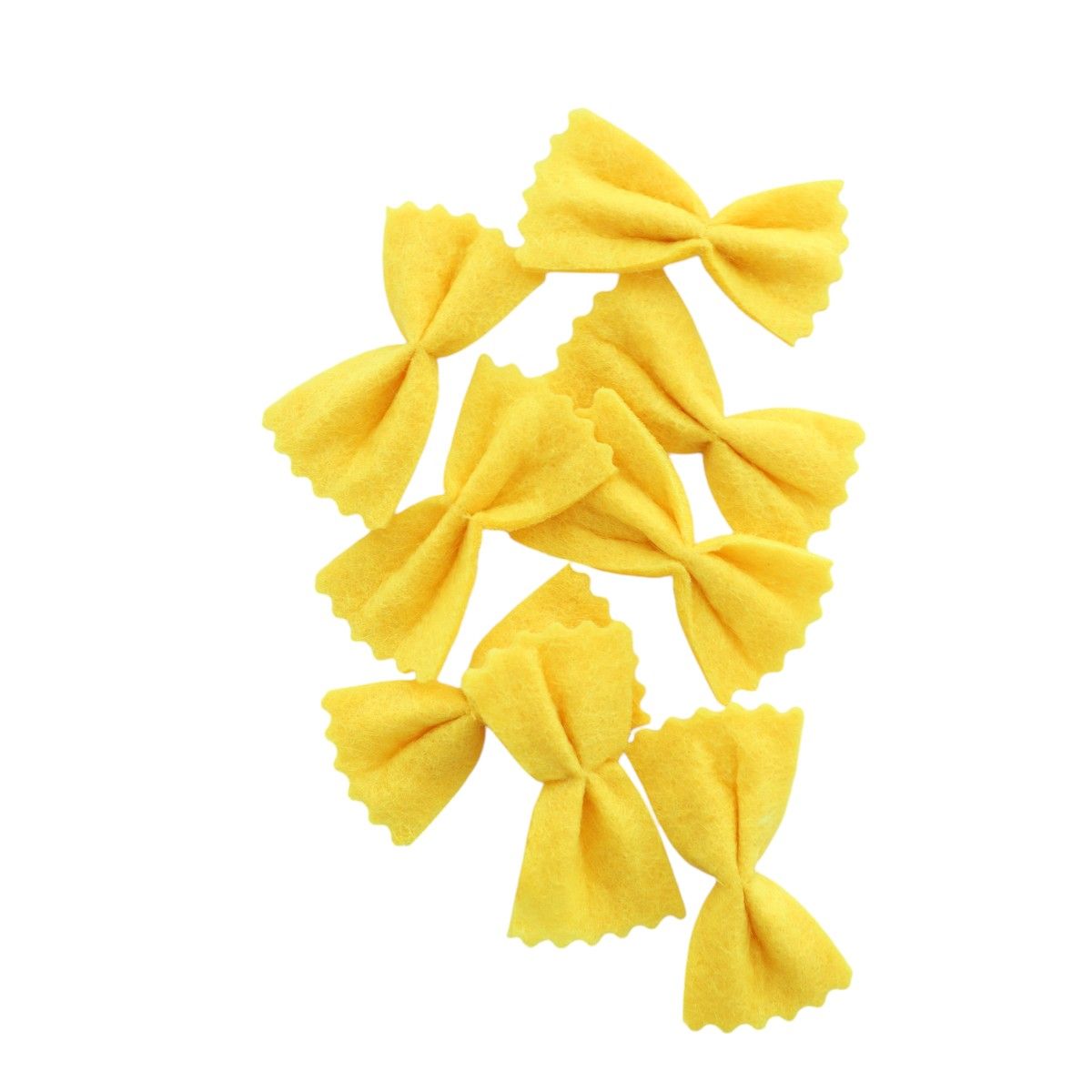 Sachet de pâtes en feutrine farfalle Mercredi et Patati
