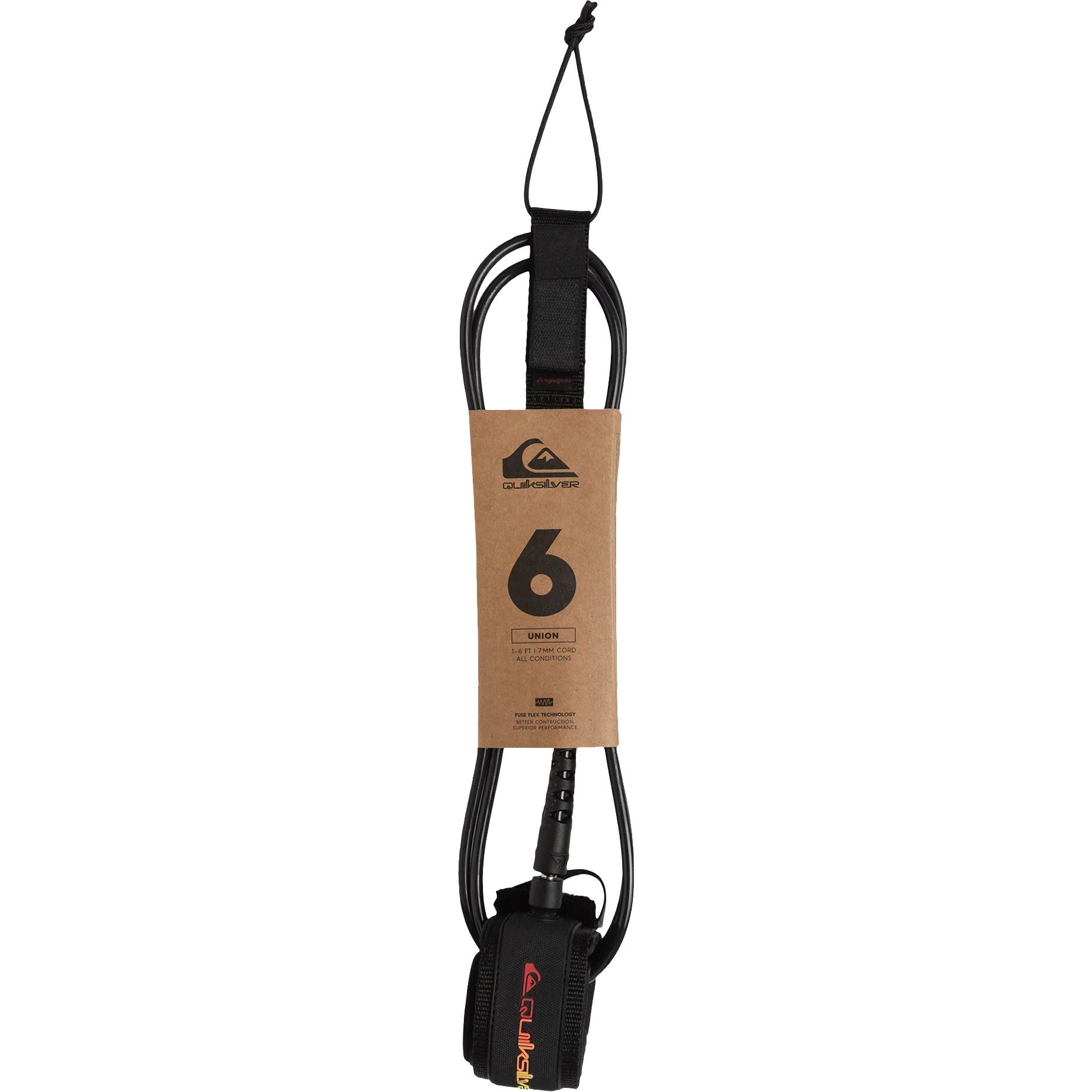 Quiksilver Union Leash 6' schwarz