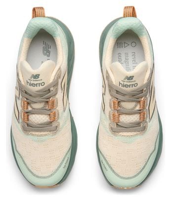 Chaussures Trail New Balance Fresh Foam X Hierro v9 Beige/Vert Femme