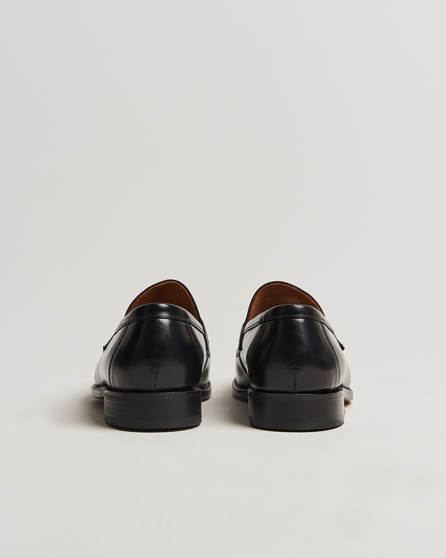 Sanders Aldwych Calf Penny Loafer Black