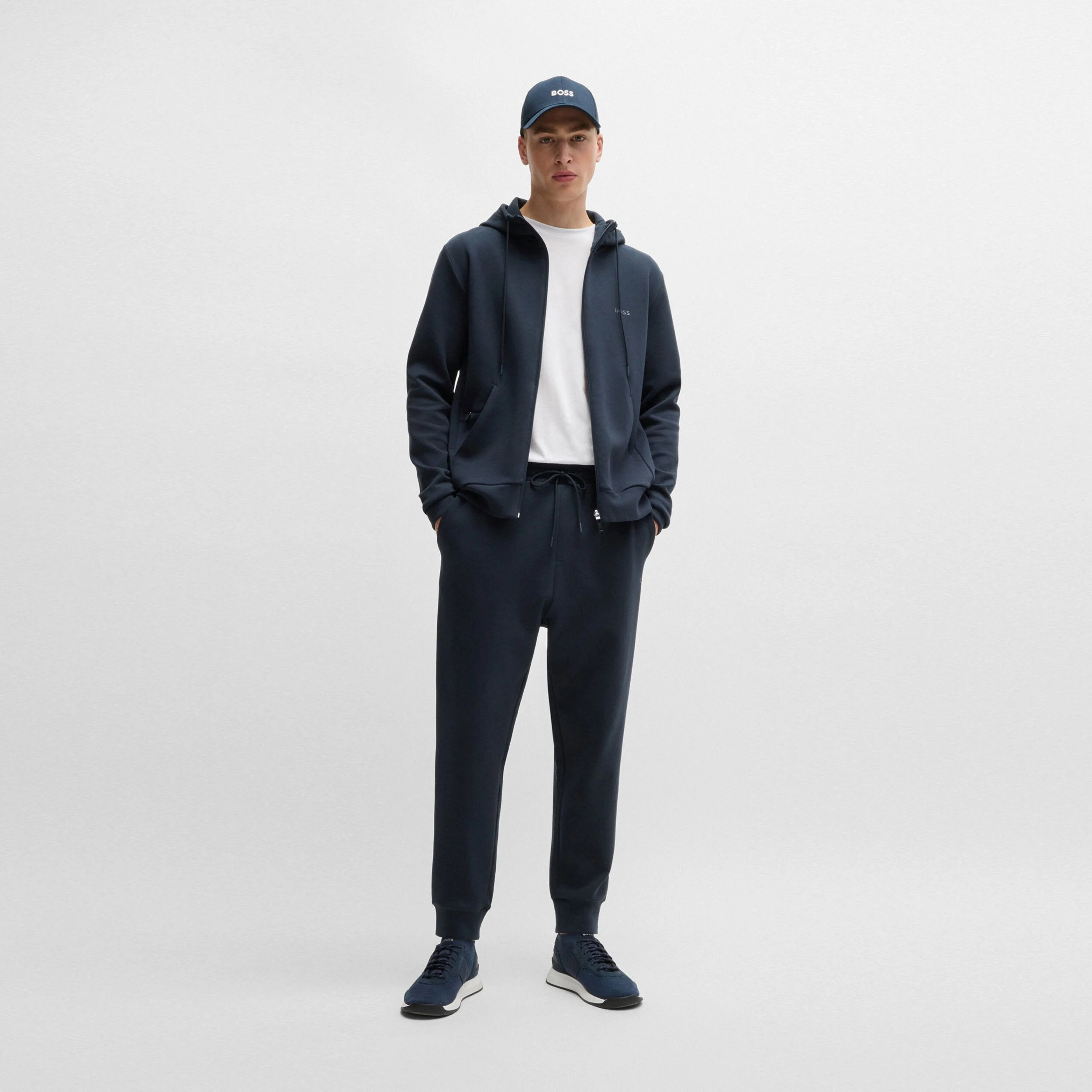BOSS Hadiko Pantalon Survêtement Hommes - Bleu Foncé