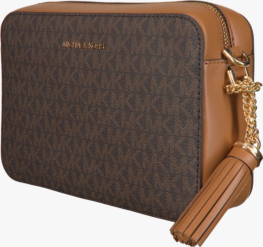 MICHAEL KORS bruine michael kors schoudertas md camera bag