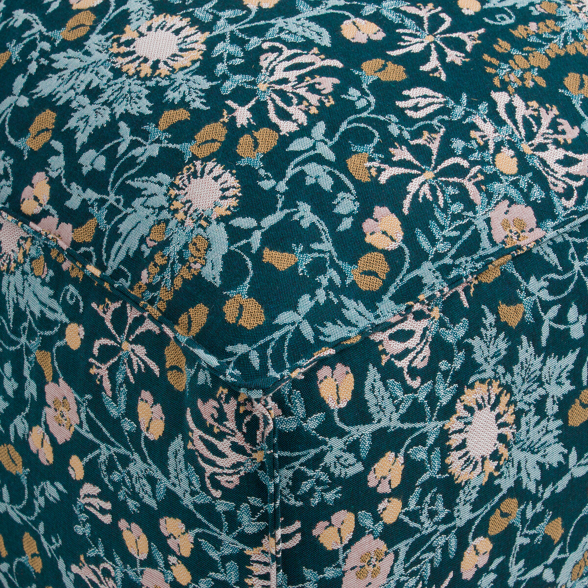 LA REDOUTE INTERIEURS<br>Puff modular, jacquard floral, Seven
