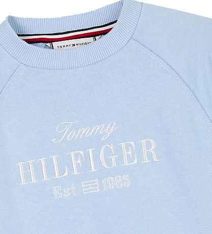 Tommy Hilfiger Sweatshirt - Schriftzug - Breezy Blue