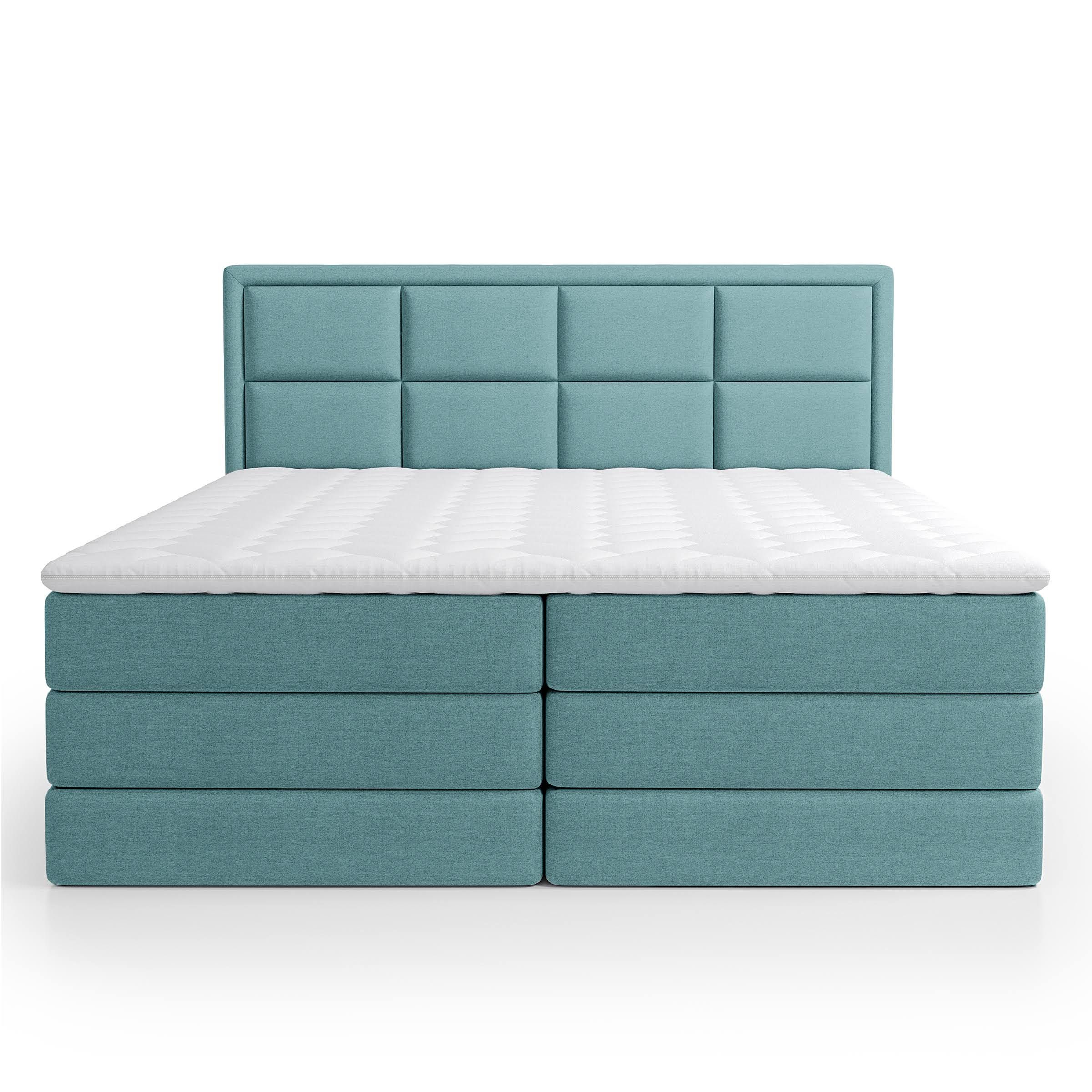 Carryhome Boxspringbett Textil H2 + H3 7-Zonen