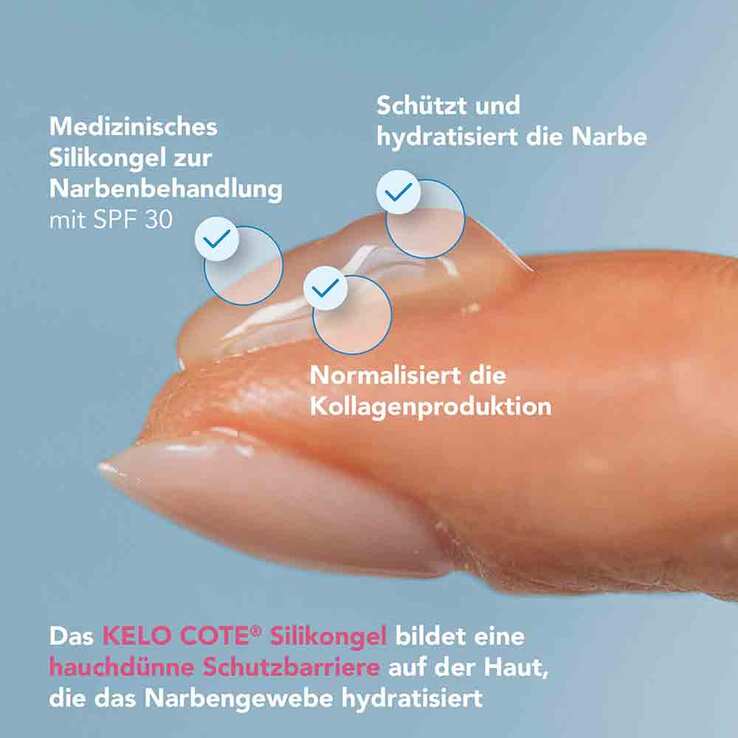 Kelo-cote UV Silikon Narbengel LSF 30, 6 g