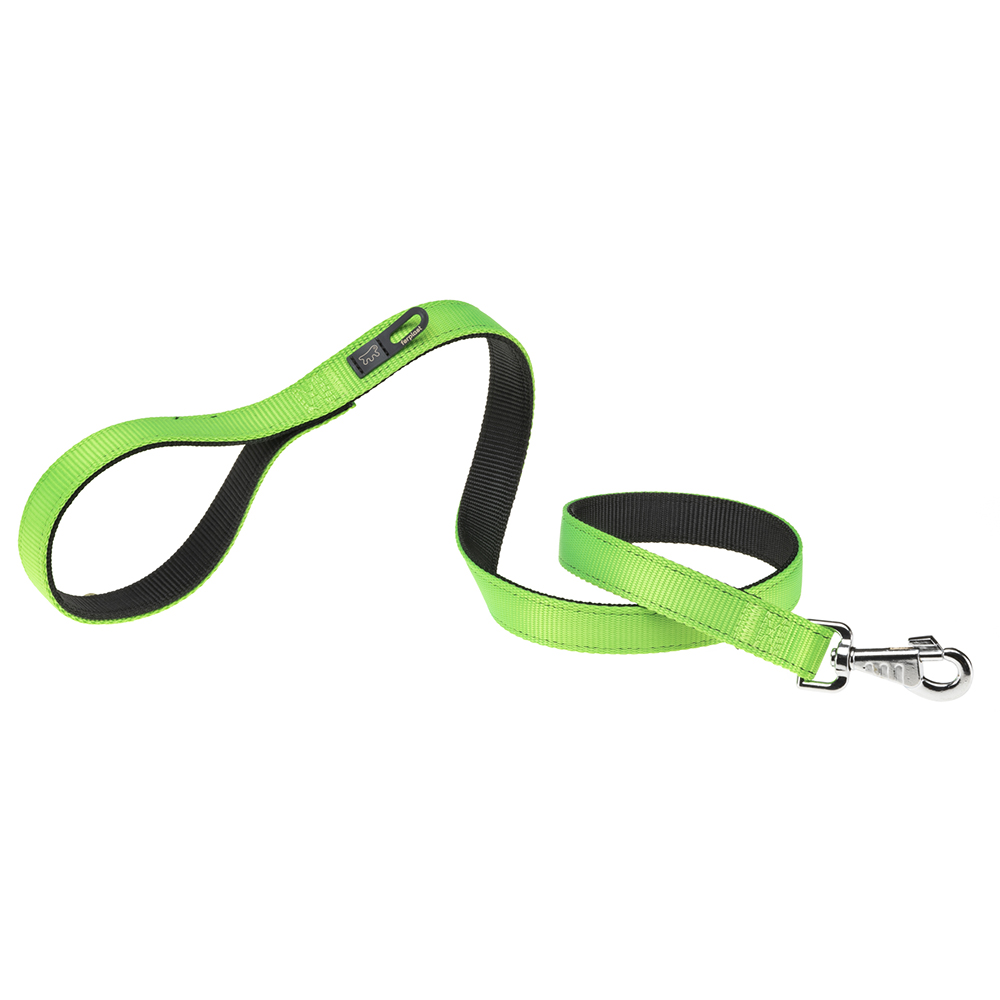 Dual g20/110 colours laisse chien 20 mm x l 110 cm vert