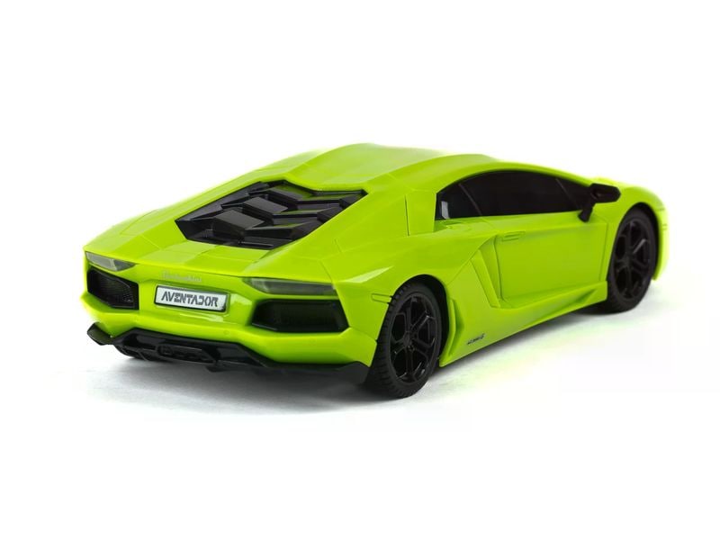 TEC-TOY Auto Lamborghini Aventador LP 700-4 mit Licht, Grün Ferngesteuerter Sportwagen mit Licht für Kinder ab 6 Jahren