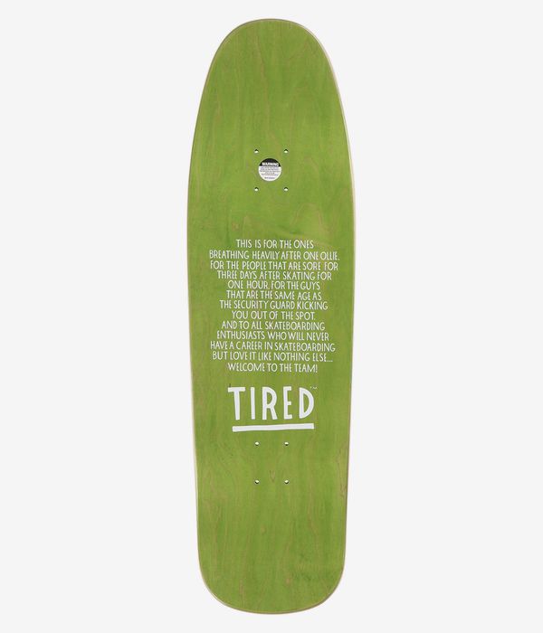 Tired Skateboards The Gator Shaped 9.25