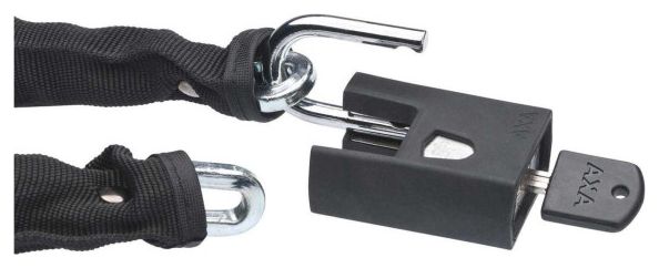 AXA Cadenas À Chaîne Clinch  105 Cm / Ø7 5Mm - Noir (Emballage De Vente Au Détail)