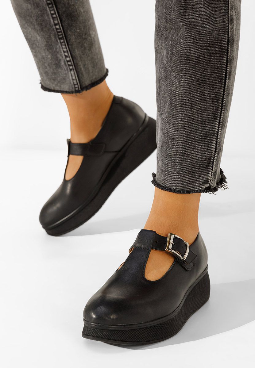 Chaussures casual à plateforme noirs Gilena V2