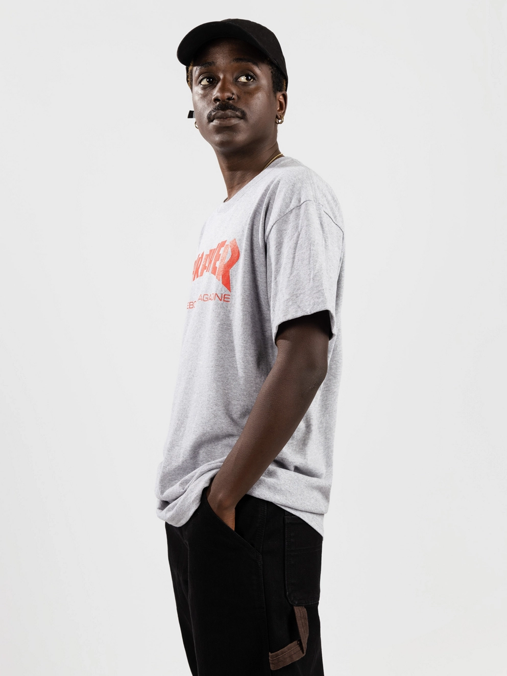Thrasher Skate Mag T-Shirt grey mottled
