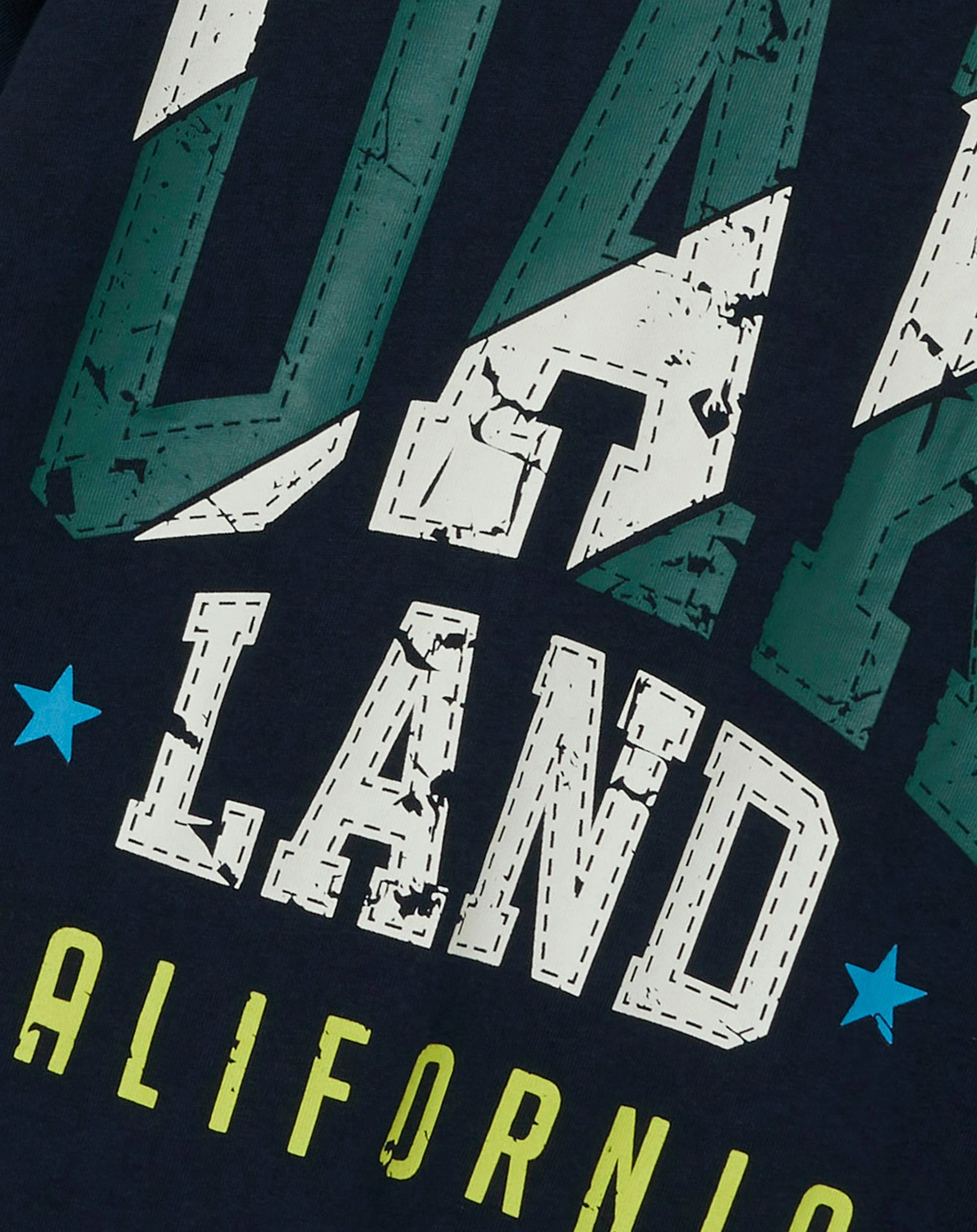 T-Shirt NKMBERTE OAKLAND in dark sapphire