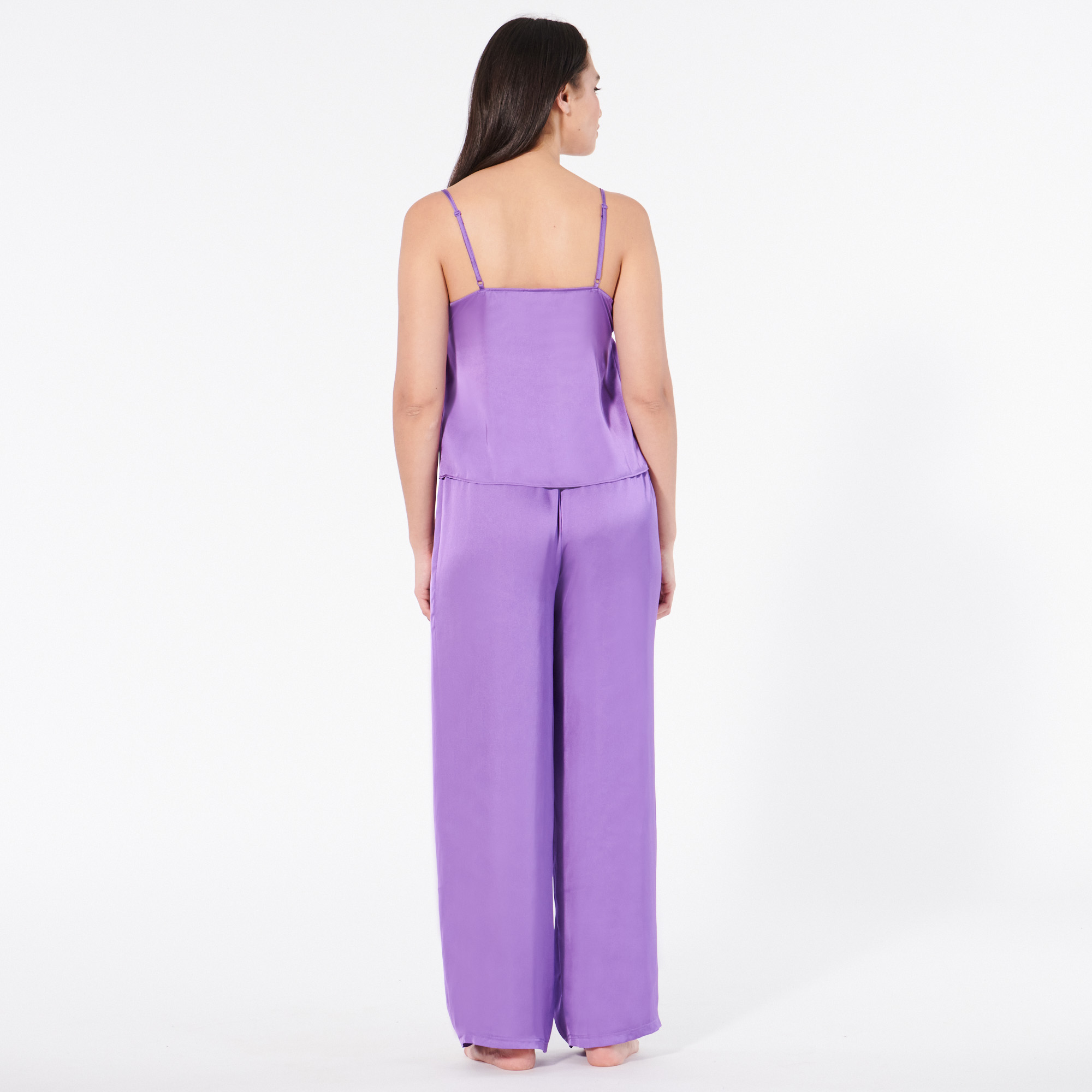 Pantalon en satin