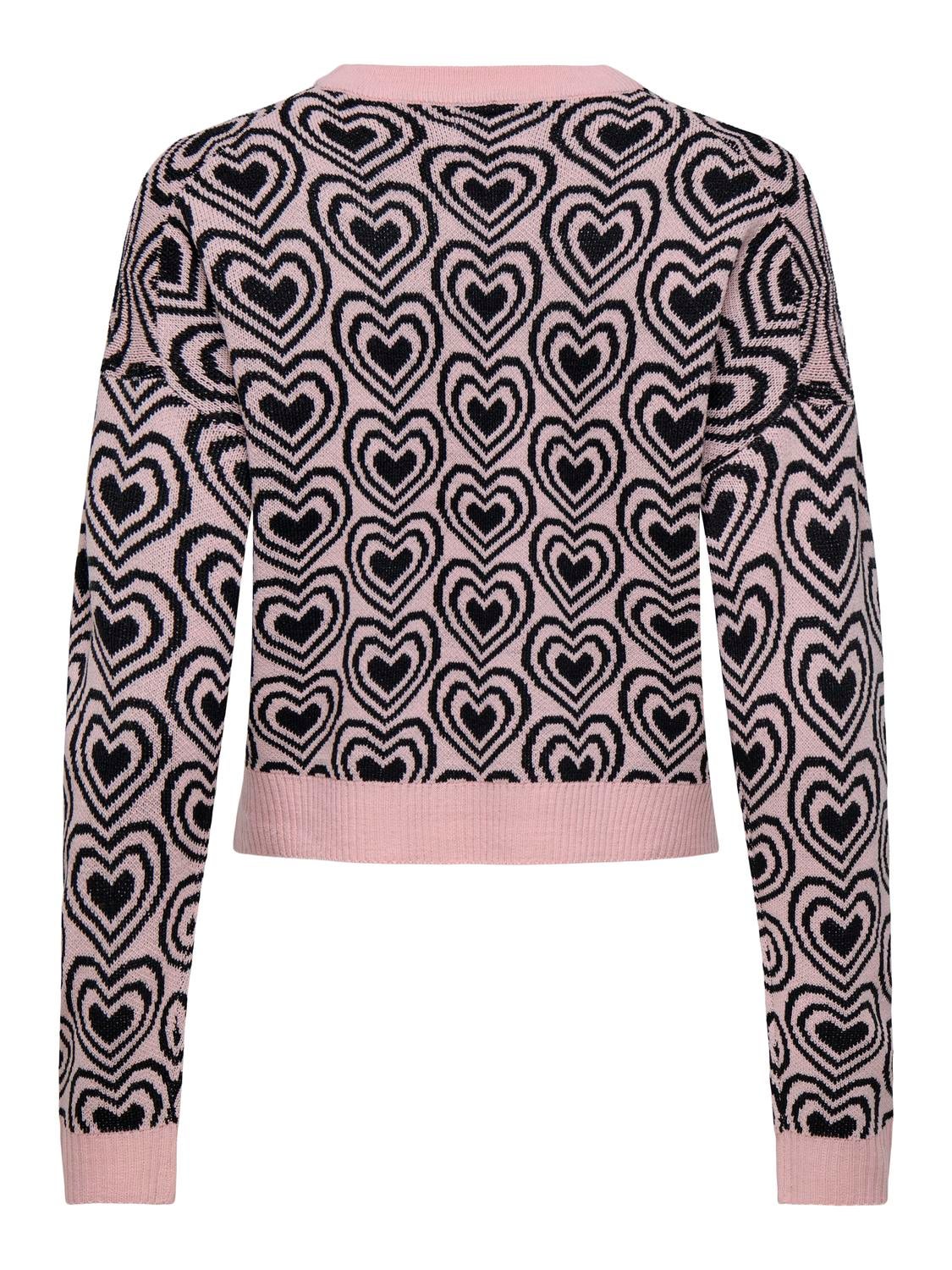 ONLBETTY Strickpullover Silver Pink