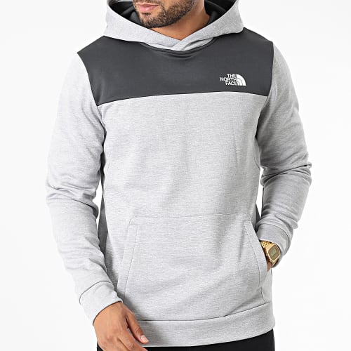 Sweat Capuche Reaxion A7ZA8 Gris Chiné