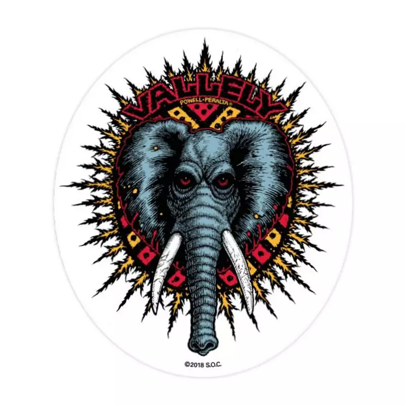 Stickers POWELL PERALTA Vallely Elephant 4.5 (20 Pk)