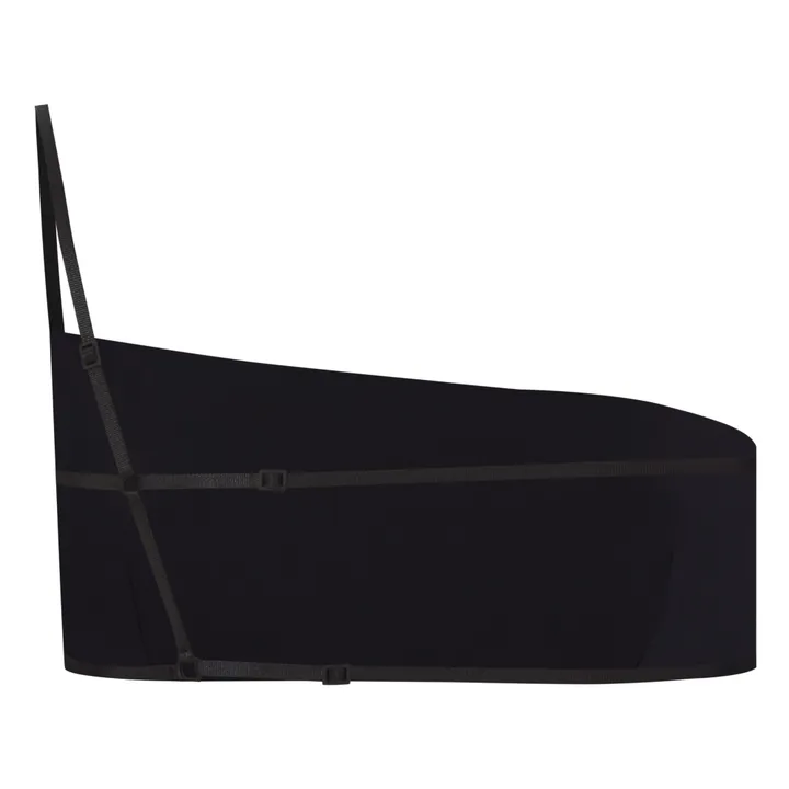 Ziah Haut de Maillot Asymétrique | Noir