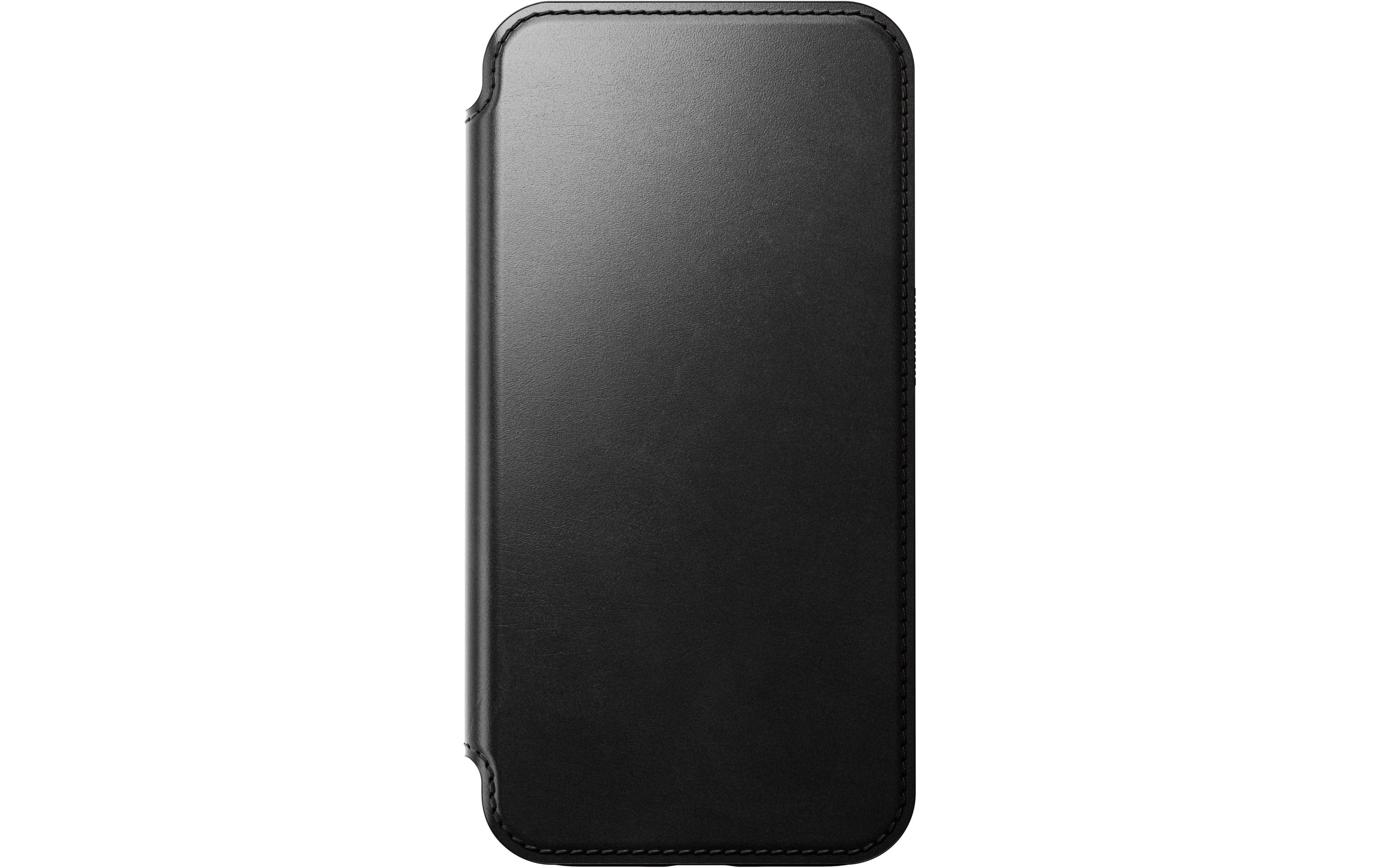 Modern Horween Leather Folio iPhone 15 Pro SchwarzModernes Horween-Leder Folio für das Apple iPhone 15 Pro