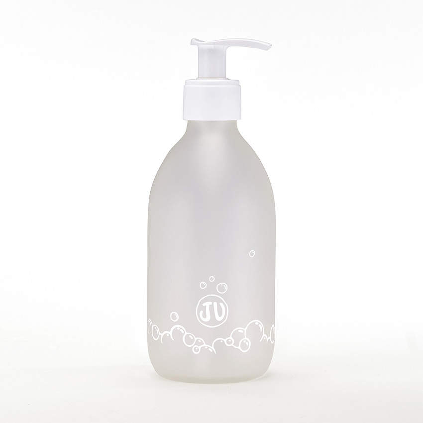 Flacon pompe rechargeable en verre 250ml