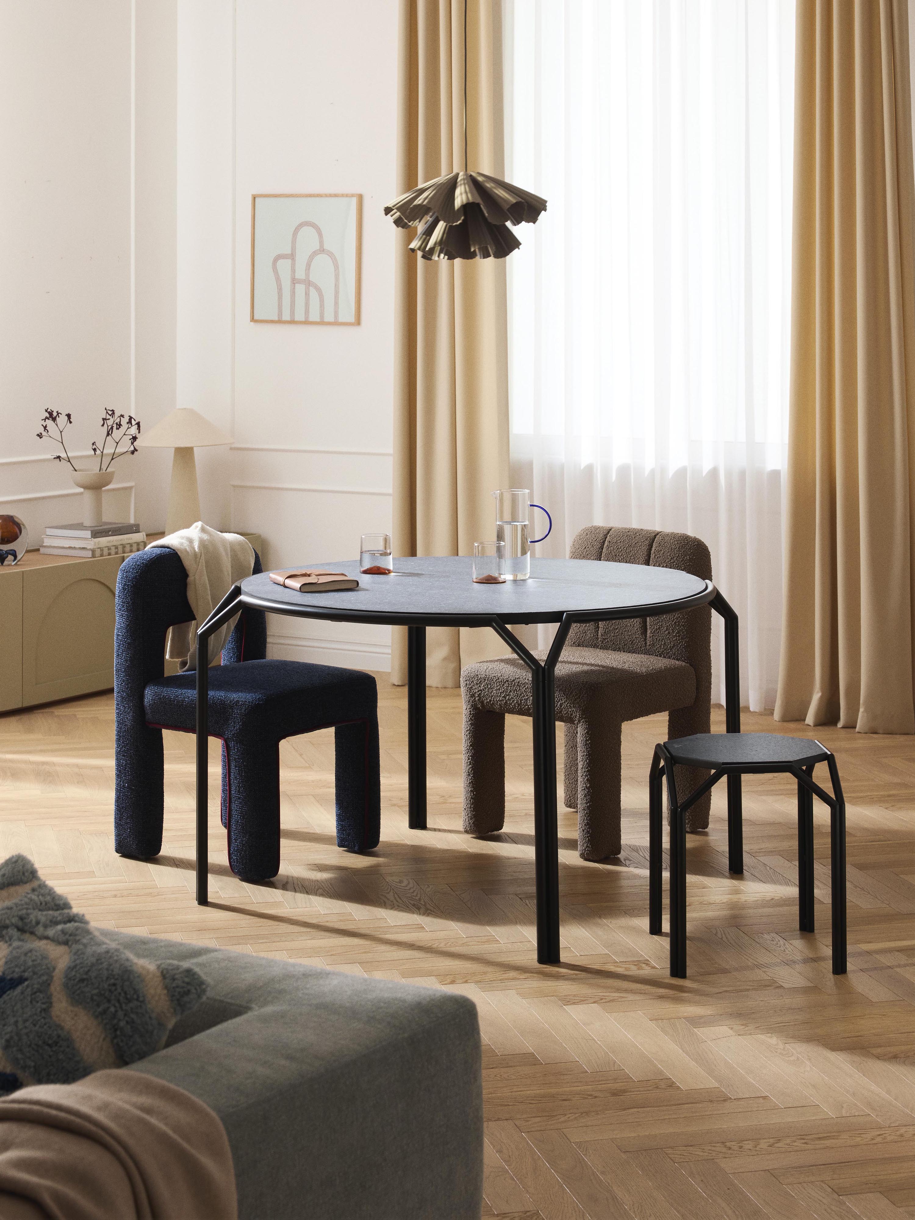 Westwing x Rezign®, ronde eettafel Danilo, Ø 120 cm