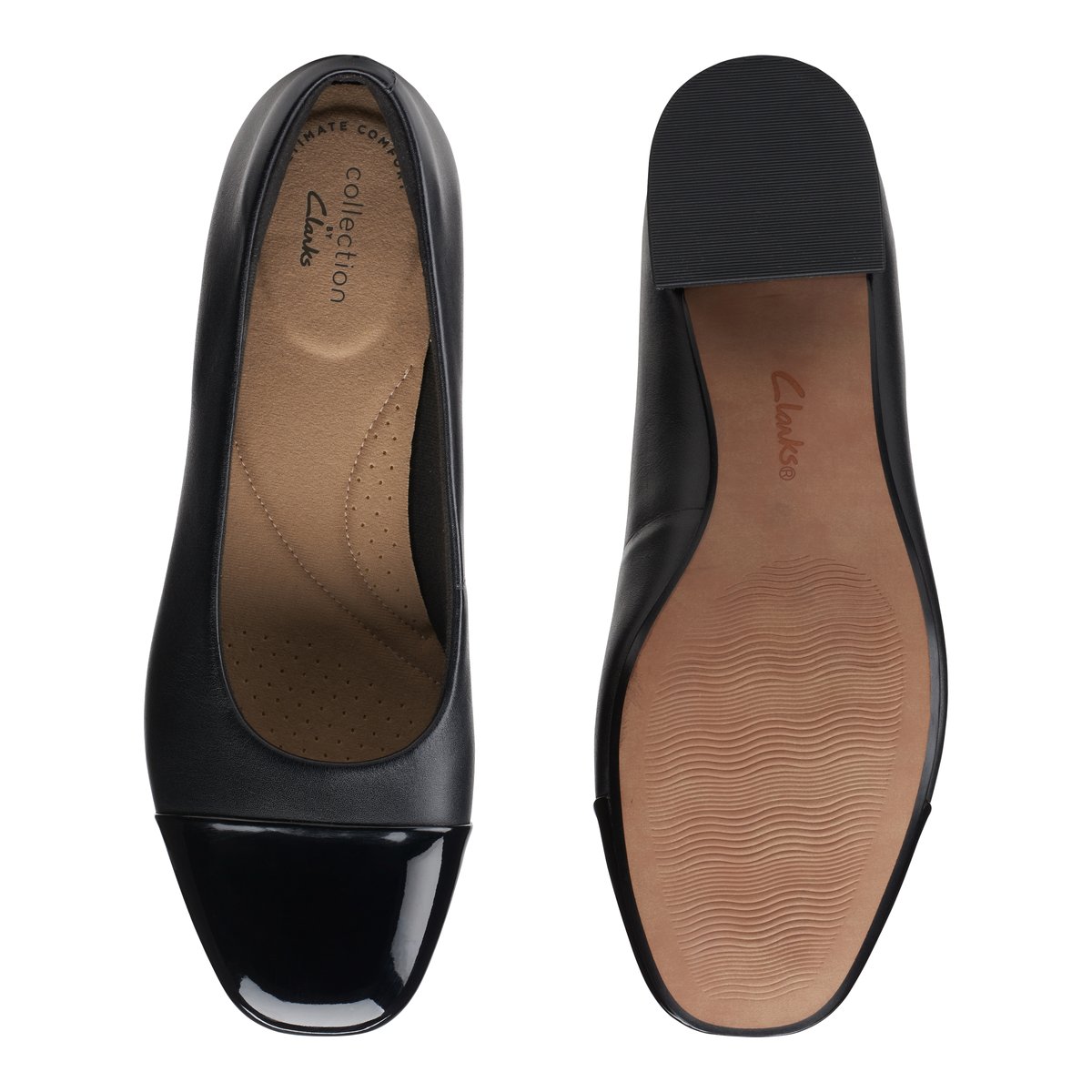 CLARKS-Marilyn_s_w-Talon - Semelle crantée - Noir