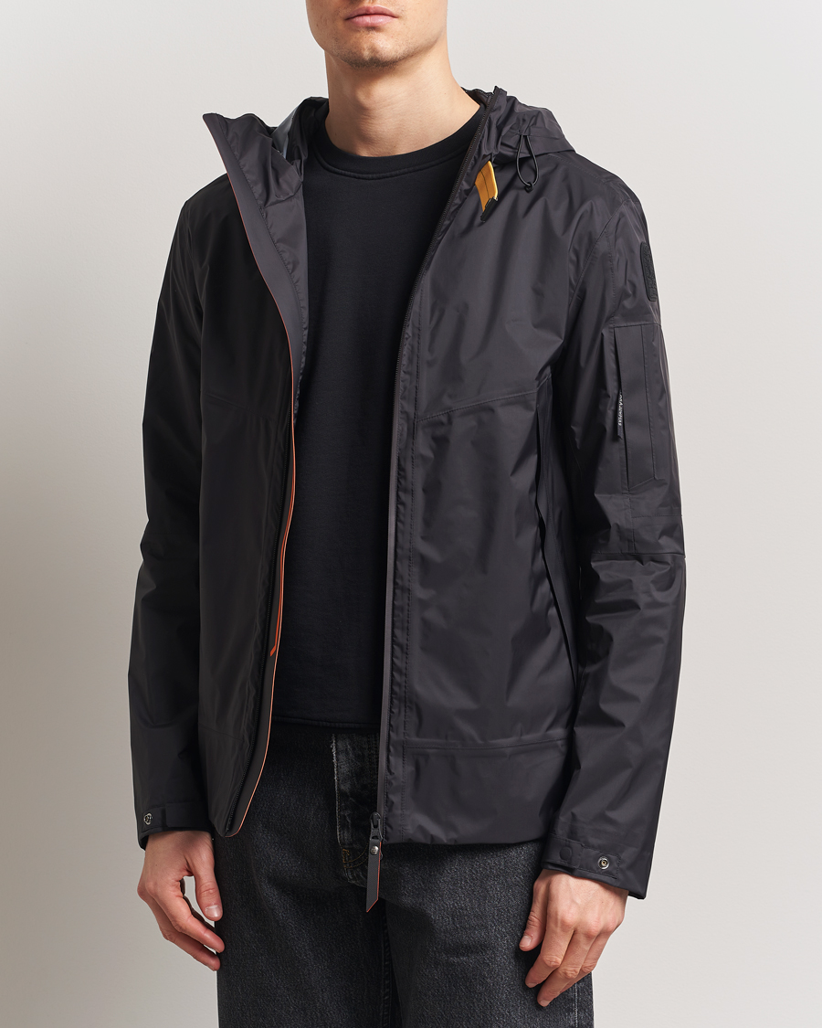 Parajumpers Aso Rain Hooded Jacket Black