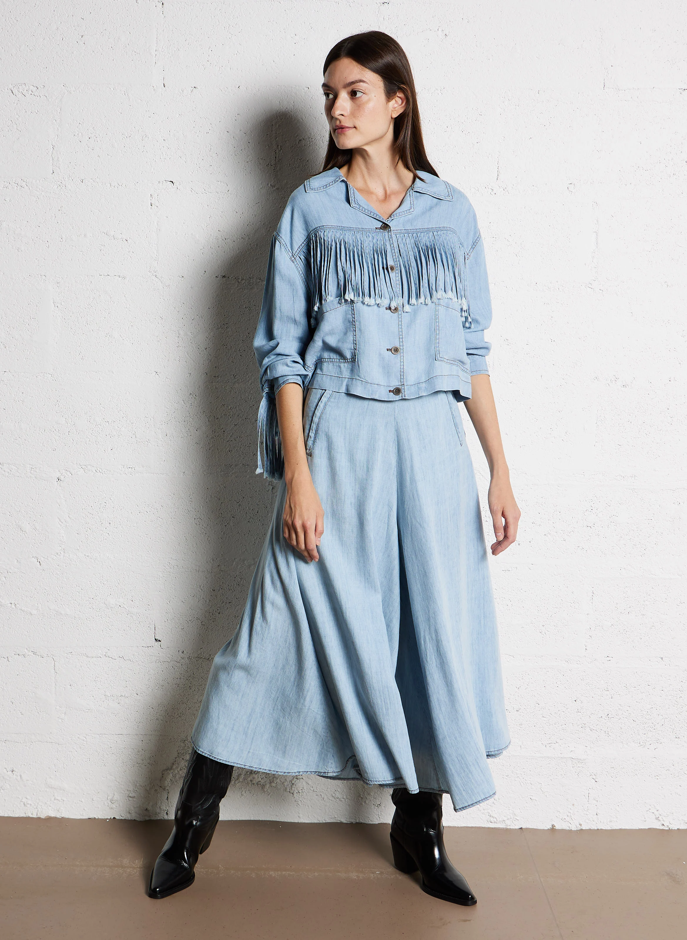IPACINO - Jupe culotte | Bleu