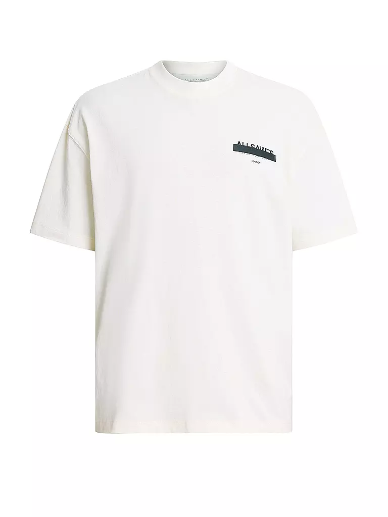 ALLSAINTS T-Shirt Oversized Fit REDACT weiss