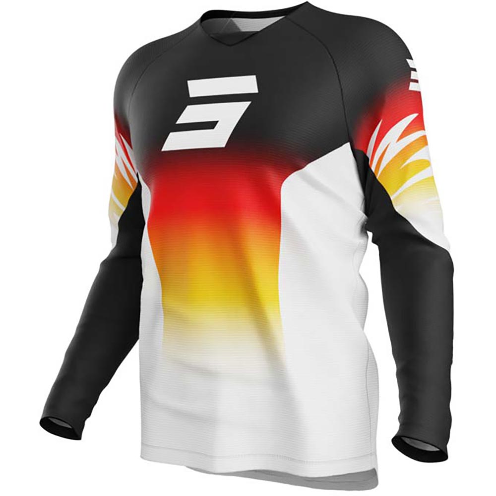 Shot - Maillot enfant Draw Kid X-Trem Noir / Blanc / Orange