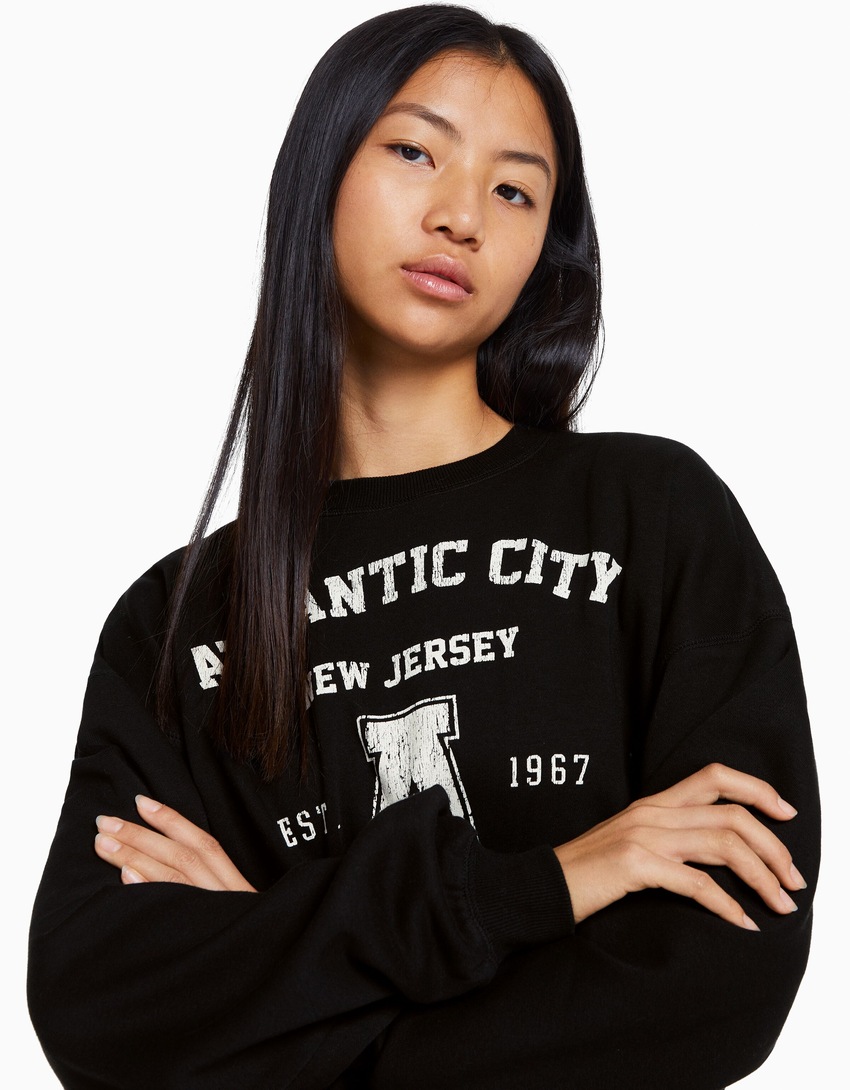 Moletom com estampa de Atlantic City