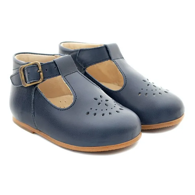 Poppée Babies T-Bar Milton | Bleu marine