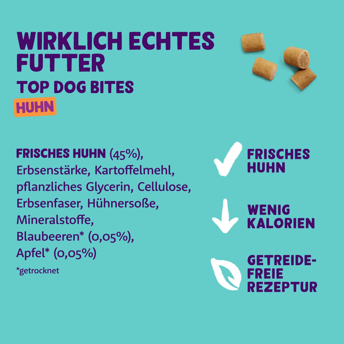 Edgard & Cooper Bites Huhn 120 g
