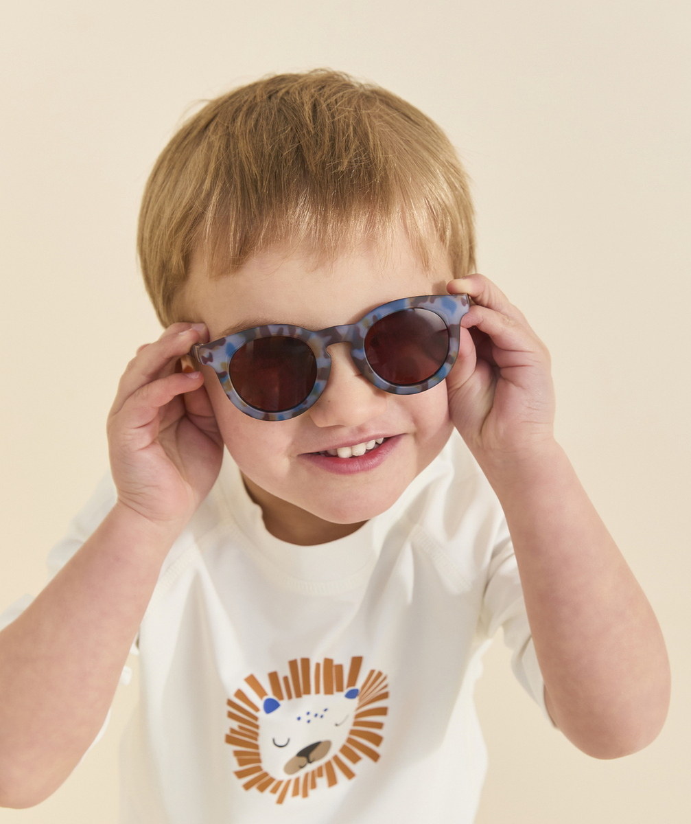 BEABAlunettes de soleil bleu turquoise avec écailles 2-4 ans