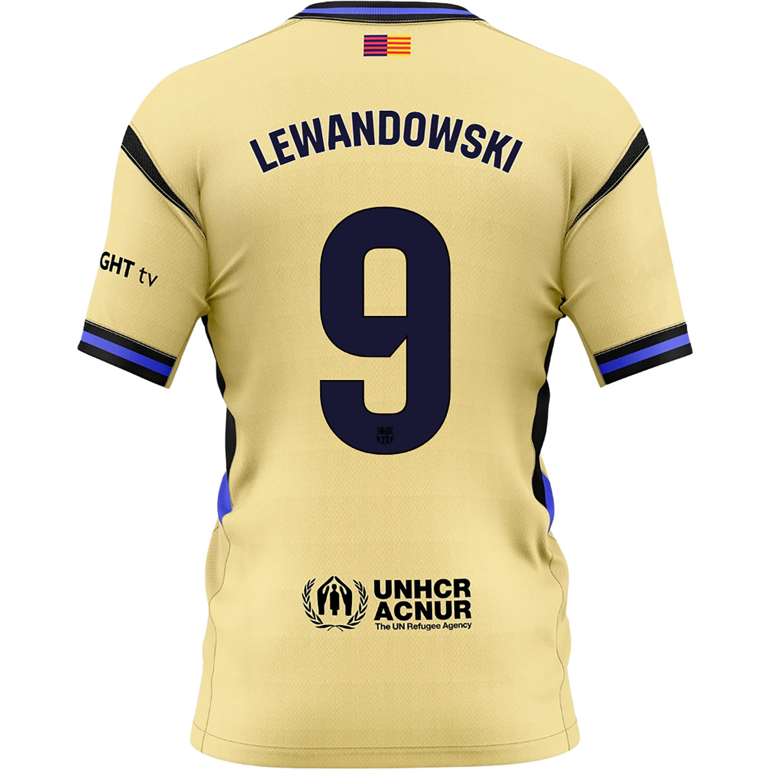 Nike FC Barcelona Match Uit Shirt Lewandowski 9