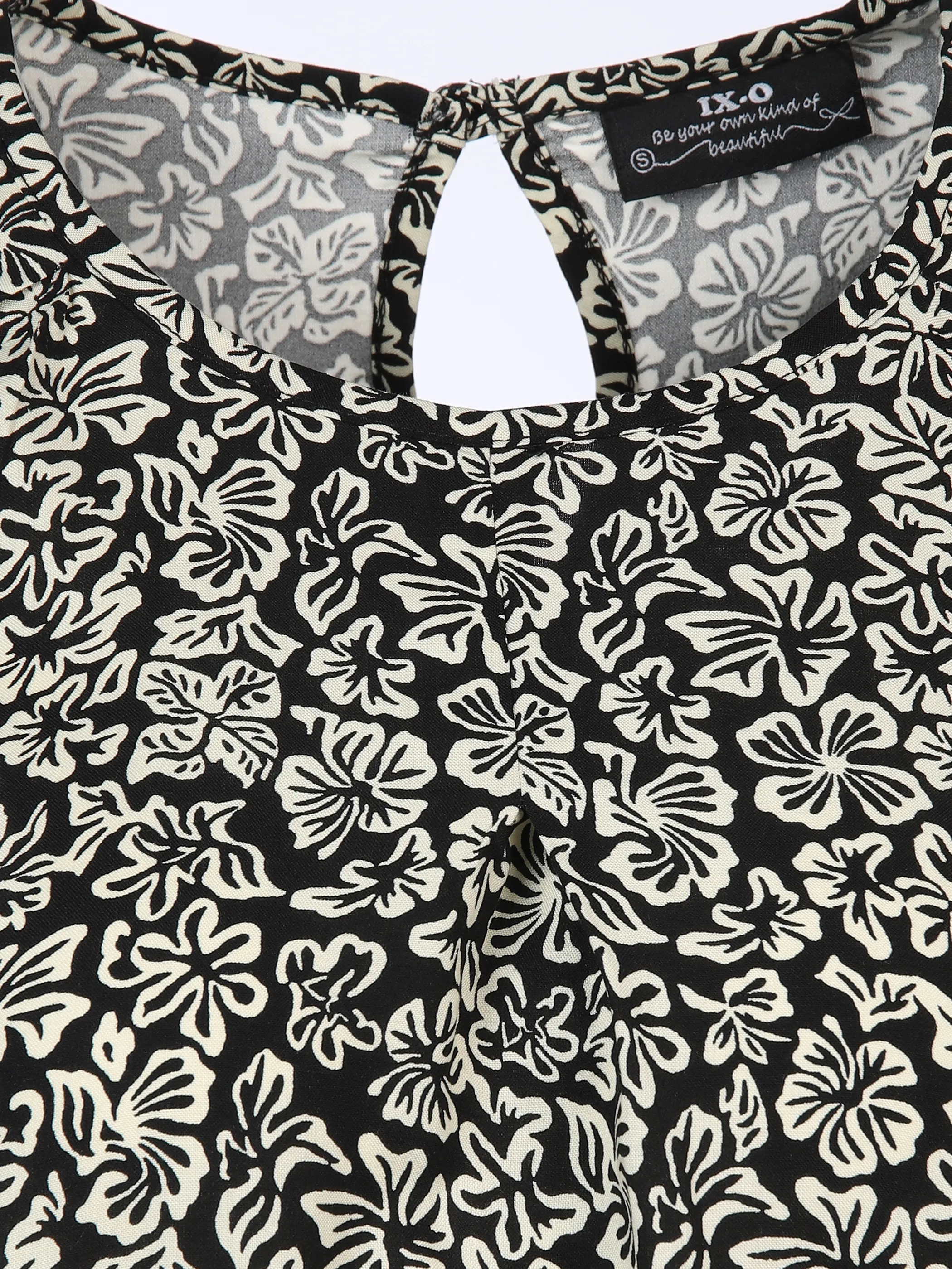 Damen Blusentop mit Blumenprint