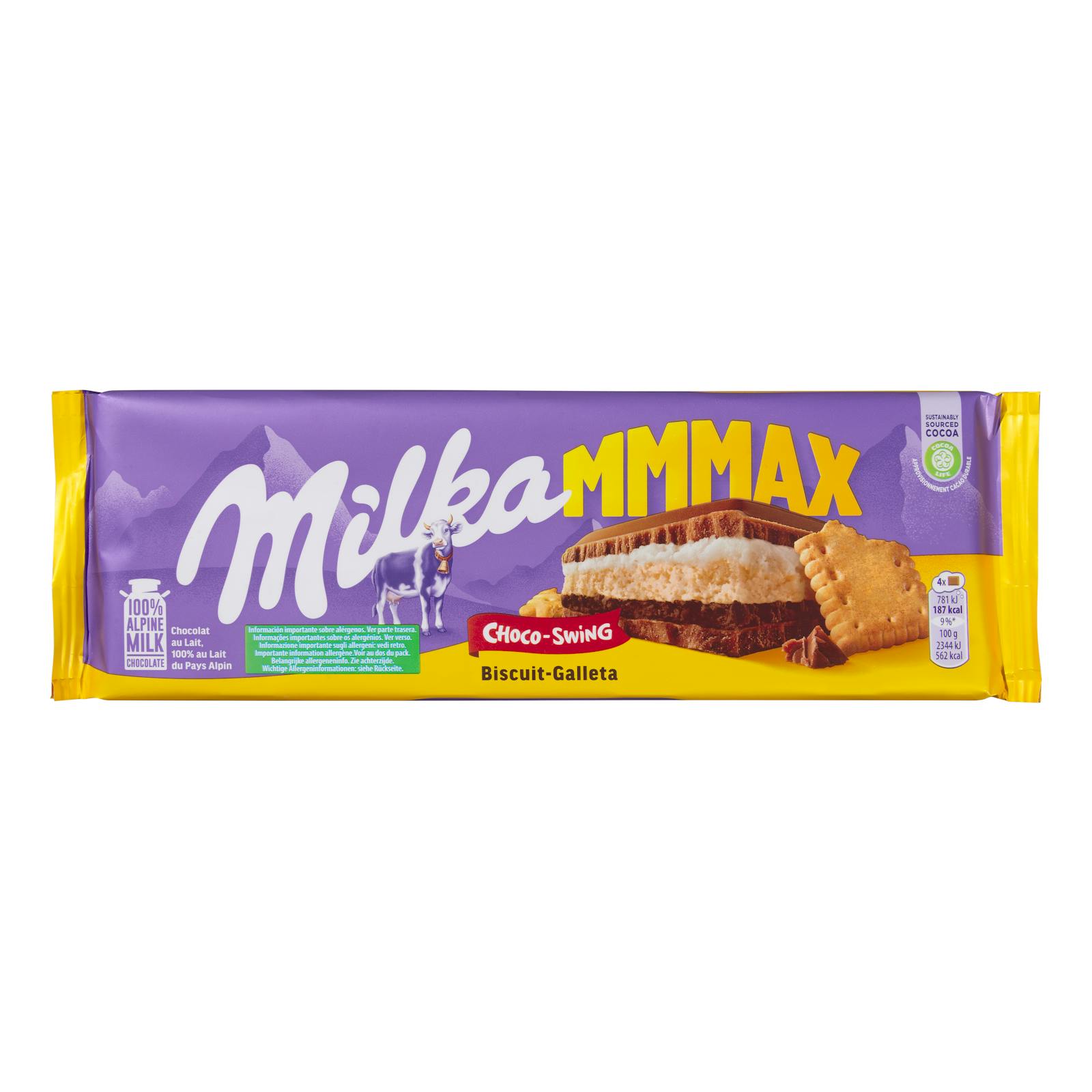 Biscuit au chocolat au lait Milka