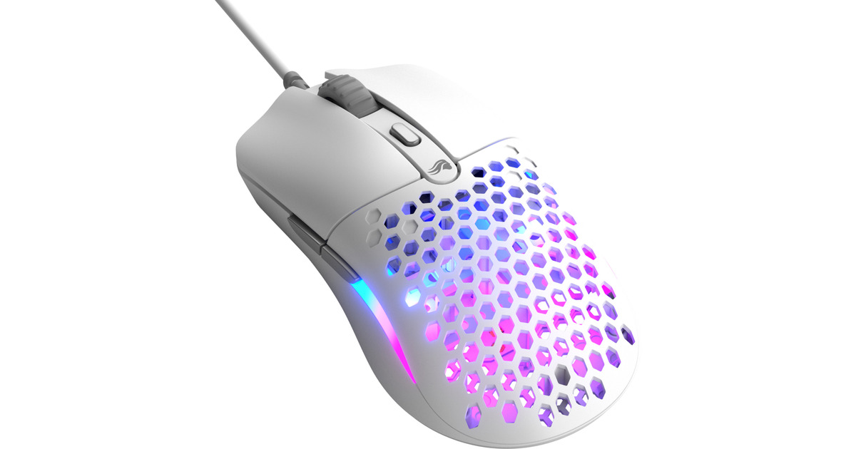 GloriousModel O Eternal gaming muis  (Wit, 100 - 12.000 DPI, RGB)