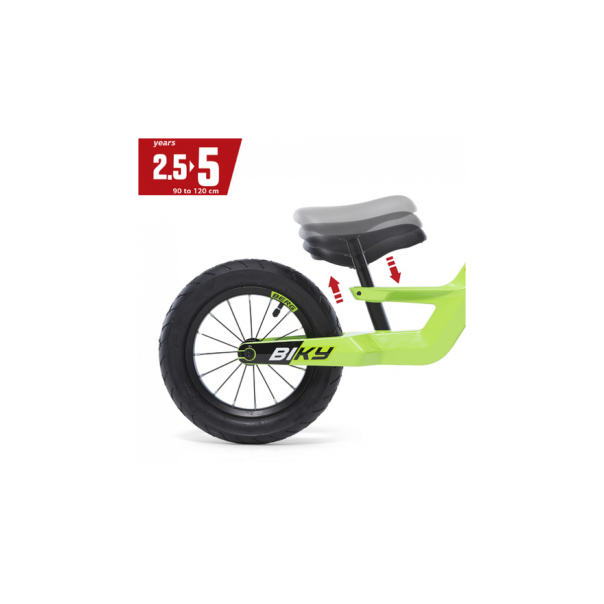 Vélo déquilibre biky city vert