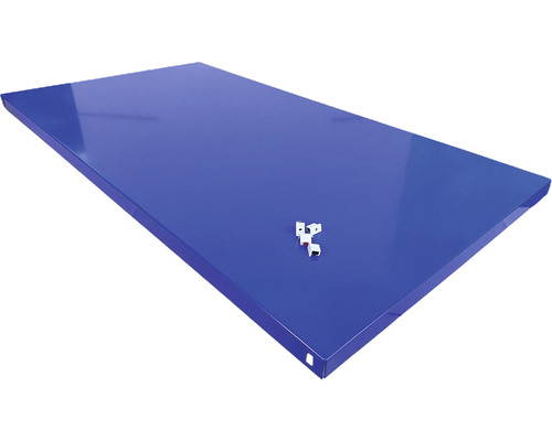 Hoge kast in industriële stijl, 4 x 100 x 54 cm, 1 plank, blauw