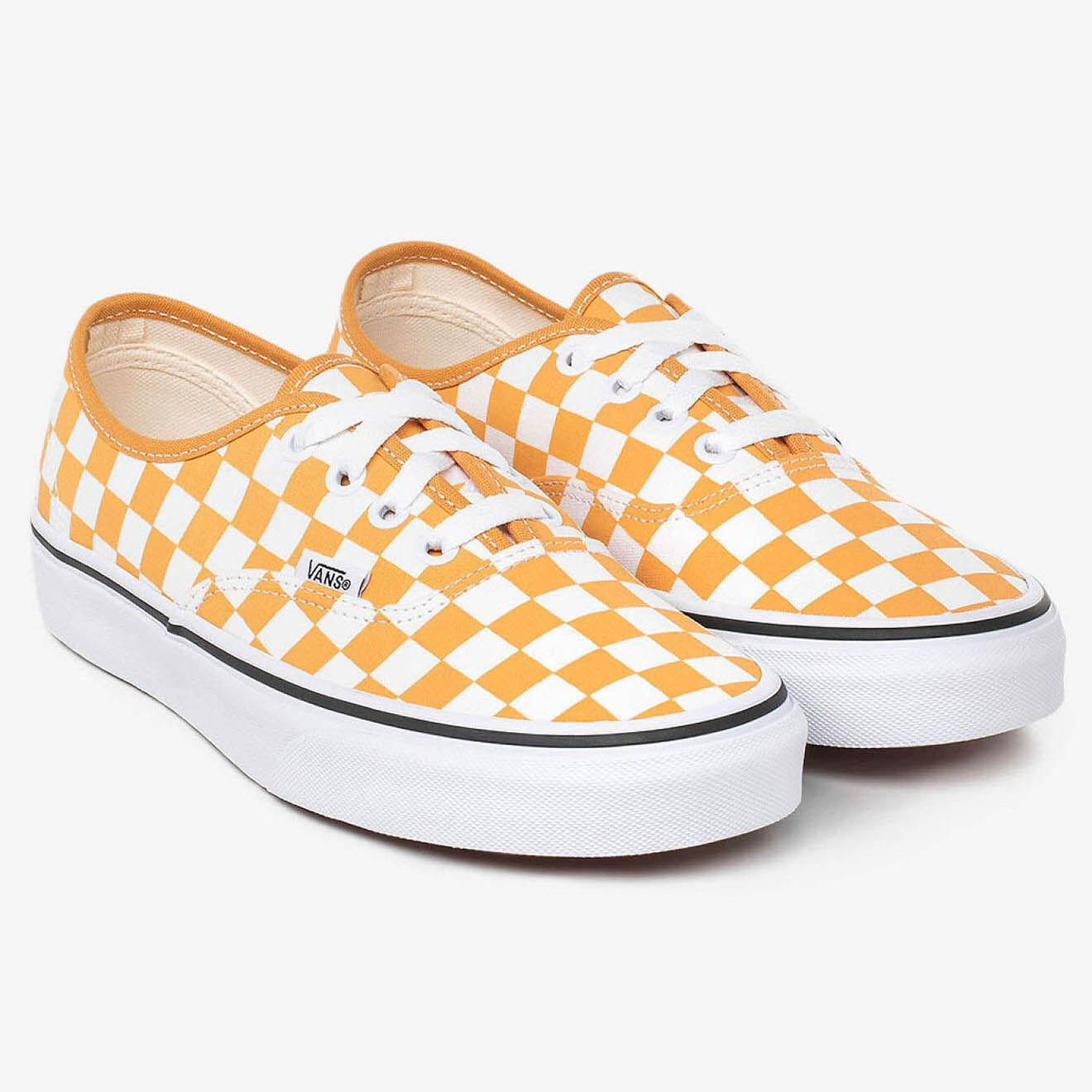 Vans Sneakers en Toile Anaheim Checkerboard Authentic jaune/blanc